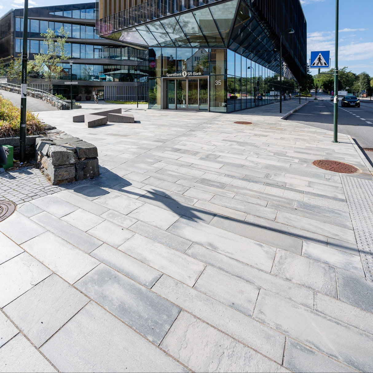 Belegningsheller Lys Oppdal natur rustikk saget kant - Skiferbutikken