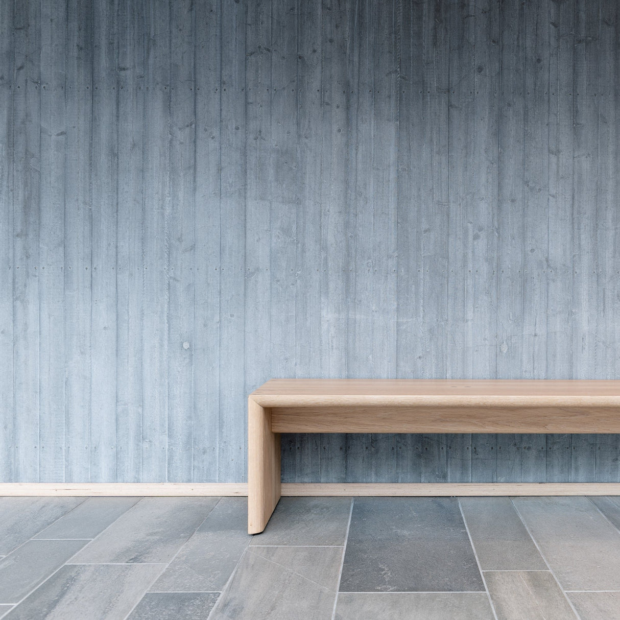 Flis Lys Oppdal Natur Antikkbørstet saget kant 12mm