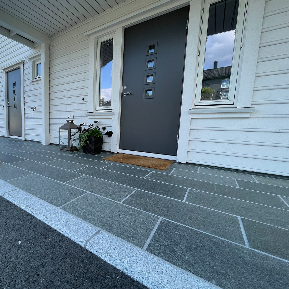 Flis Oppdal Mørk med hugget kant - Skiferbutikken