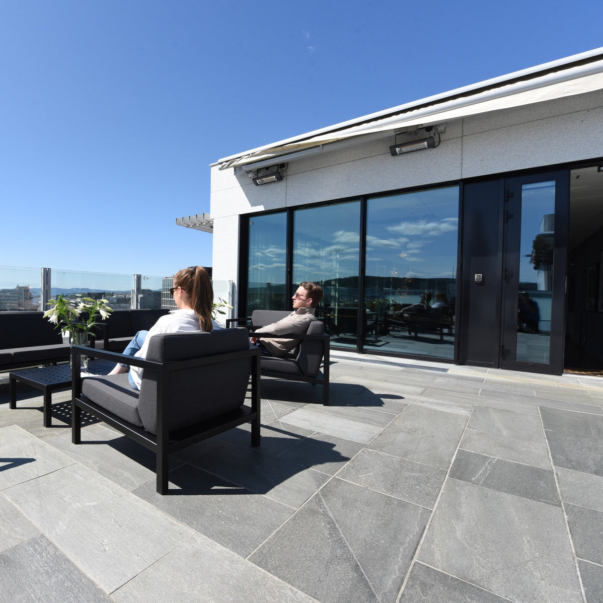 Flis Oppdal Mørk hugget kant 12mm - Skiferbutikken