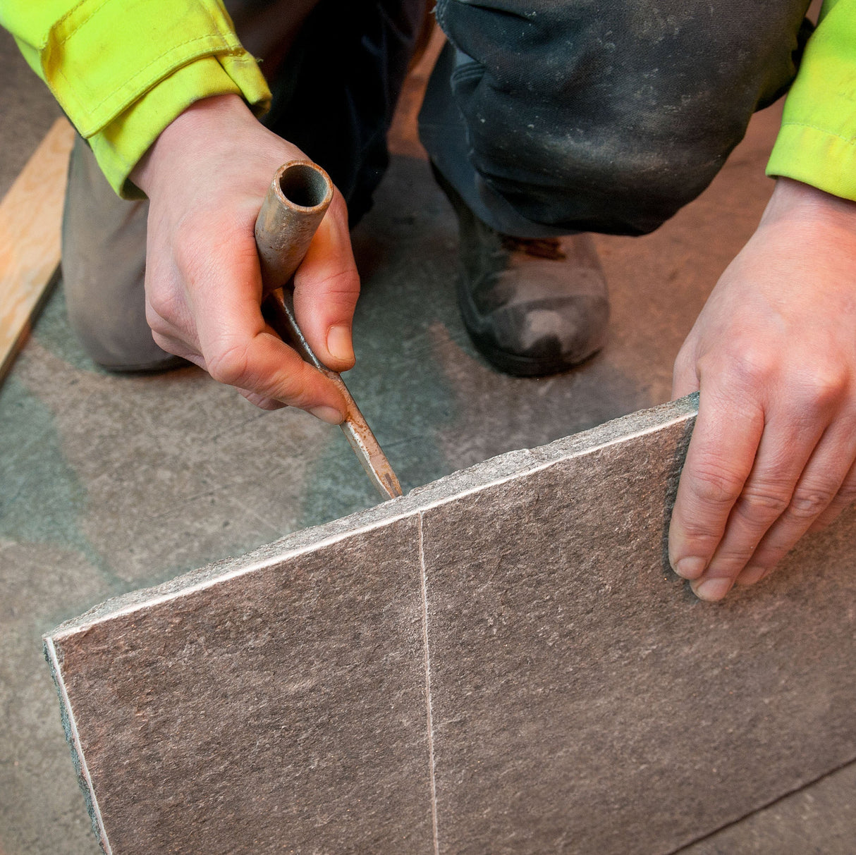 Skifertrinn tilpasset på mål