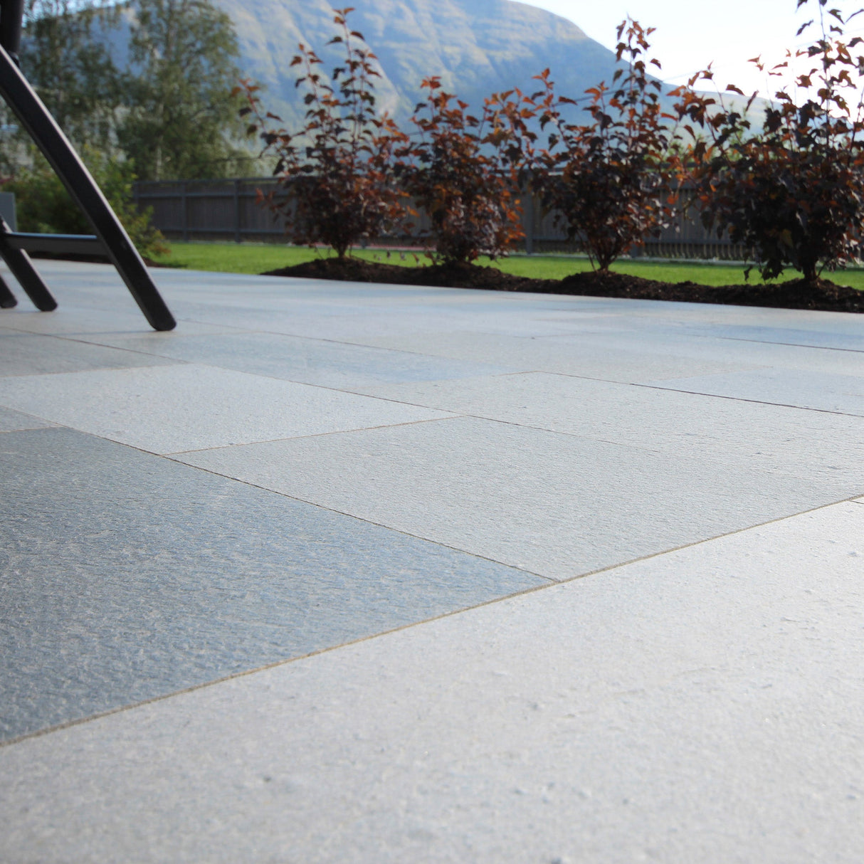 Flis Lys Oppdal natur hugget kant med justert tykkelse - Skiferbutikken