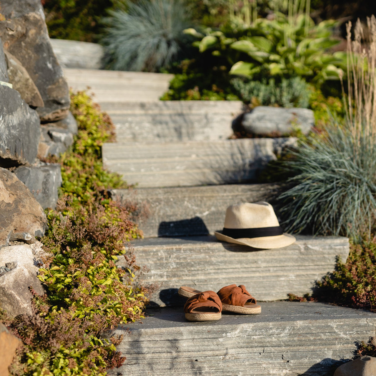 Terrengtrinn Lys Oppdal Natur 50-80cm bred