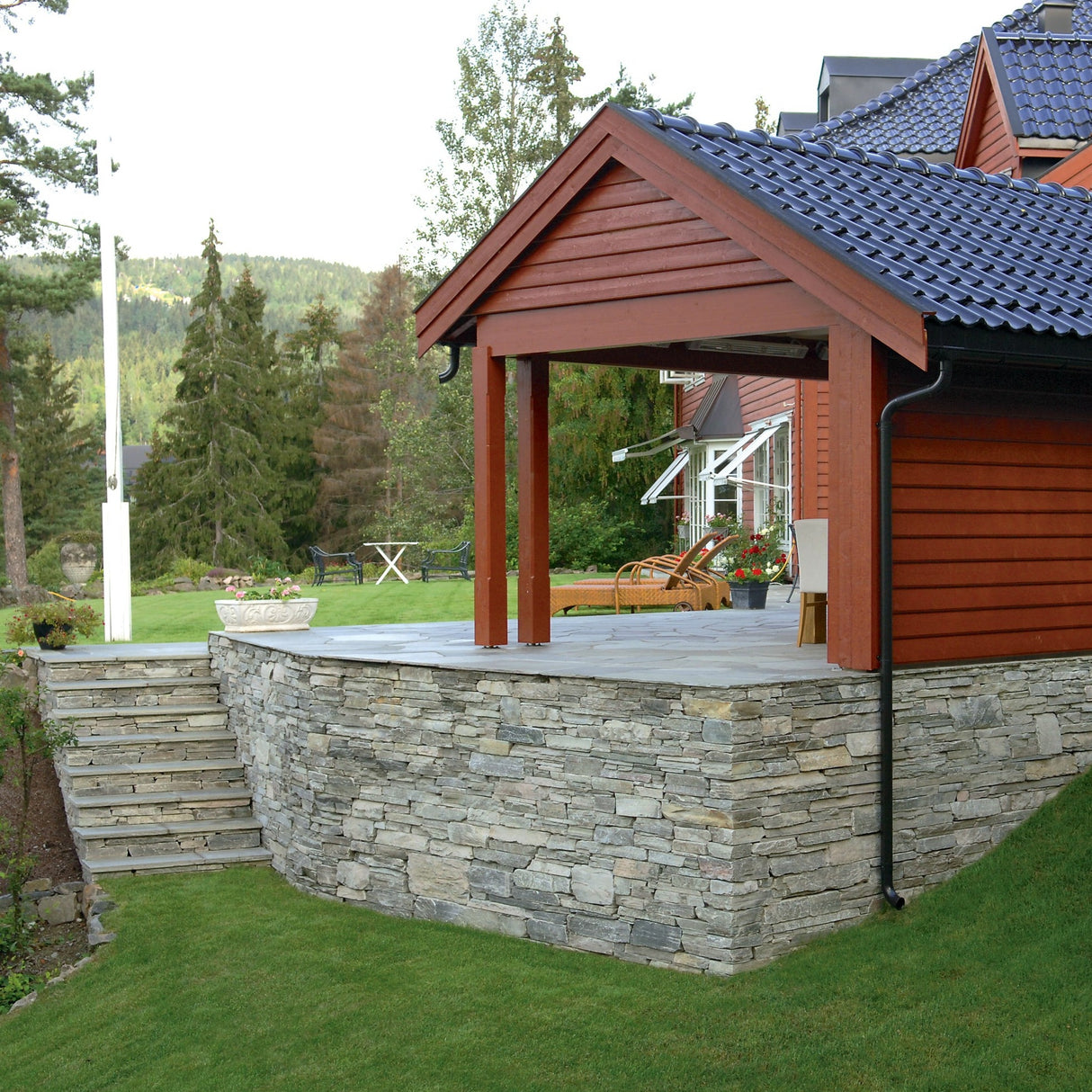 Tørrmur Lys Oppdal Natur Mellomstor 10-20cm (4,7m² pr sekk)