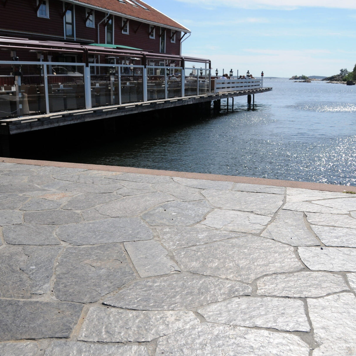 Bruddskifer Otta Skifer Natur Uregelmessige Kanter