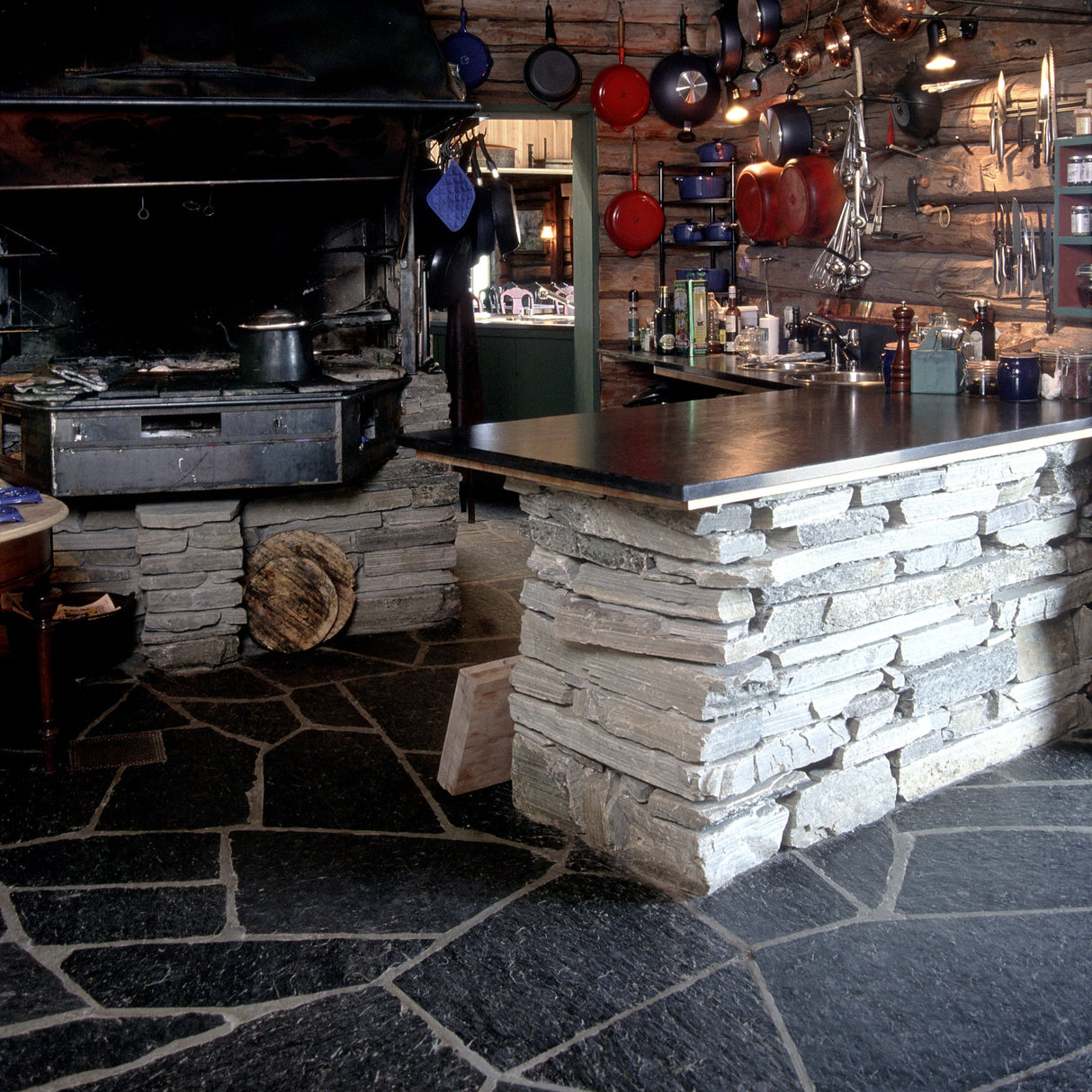 Bruddskifer Otta Skifer Natur Uregelmessige Kanter