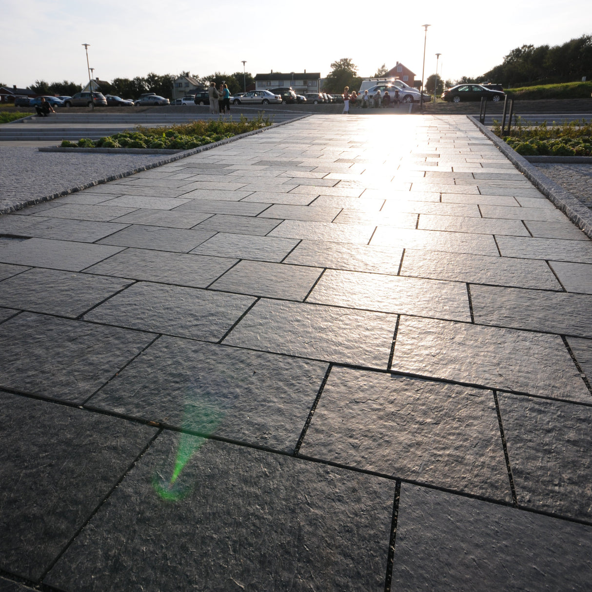 Belegningsheller Otta Skifer Natur Saget Kant