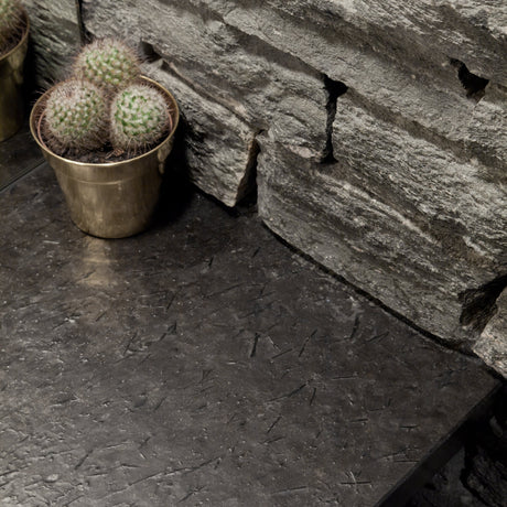 Flis Otta Skifer Natur Børstet Saget Kant