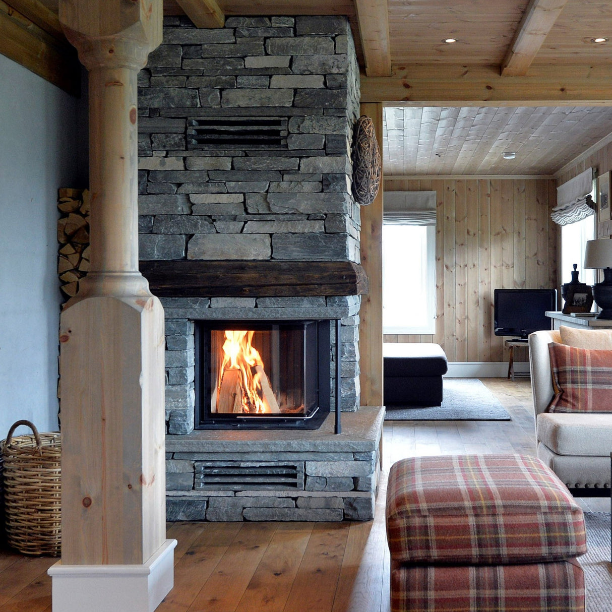 Tørrmur Mørk Oppdal Natur Mellomstor m/naturkant 10-20cm