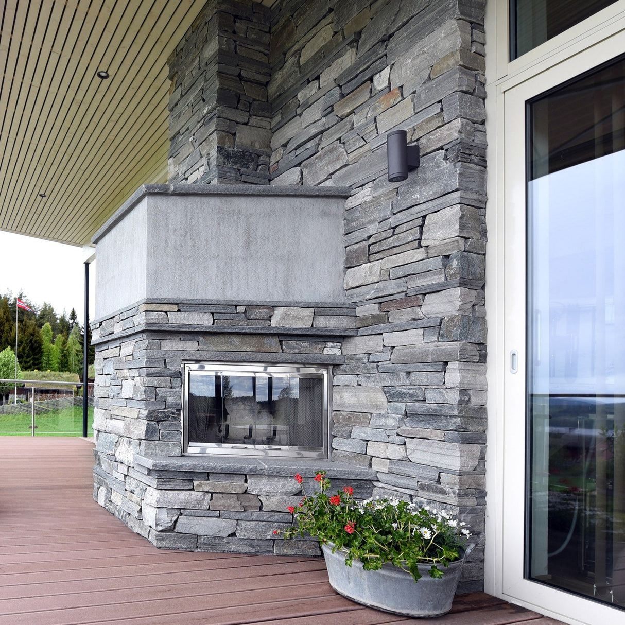 Tørrmur Mørk Oppdal Natur Mellomstor m/naturkant 10-20cm