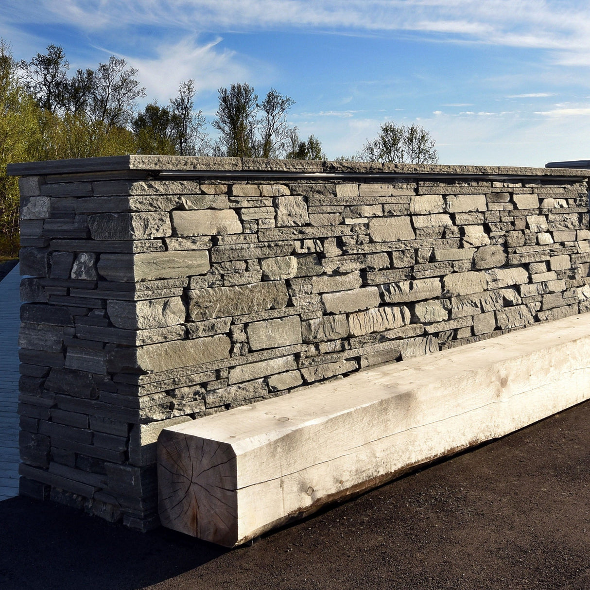 Tørrmur Mørk Oppdal Natur Mellomstor m/naturkant 10-20cm