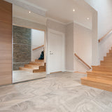 Flis Mørk Oppdal Golan Fint Børstet Saget Kant