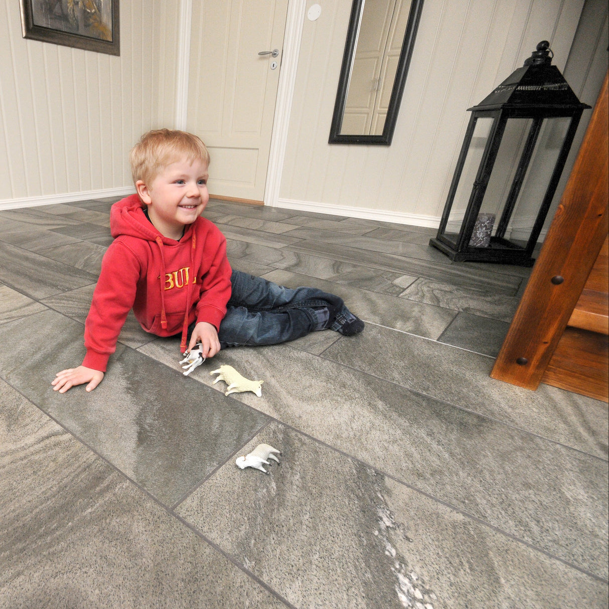 Flis Mørk Oppdal Golan Slipt Saget Kant