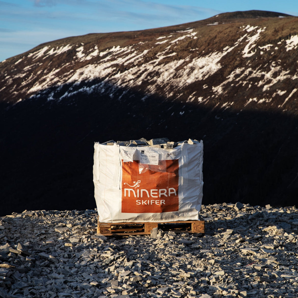 Tørrmur Lys Oppdal Natur Mellomstor 10-20cm (4,7m² pr pall)